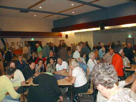 aanwezigen tijdens de presentatie van het onderzoek