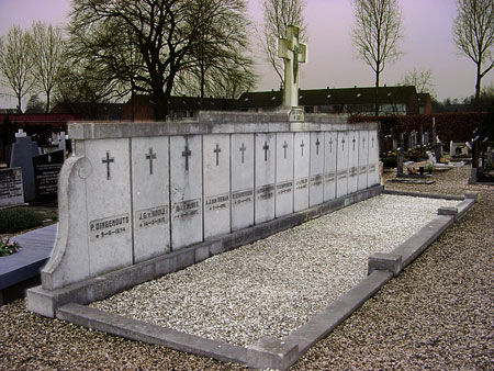 Graven van de slachtoffers